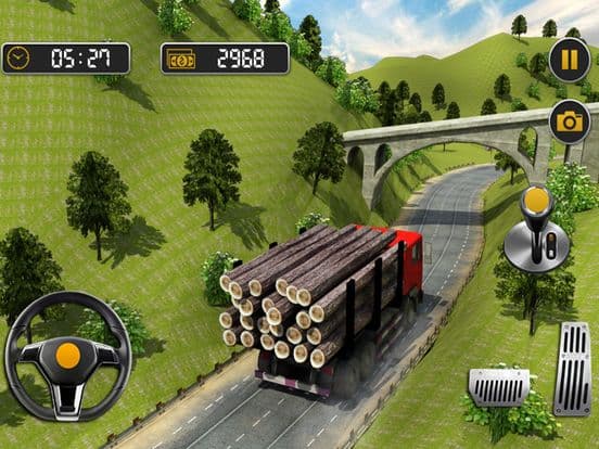 Off-Road Big Rig Truck Simulator 3D Driving School screenshot 5