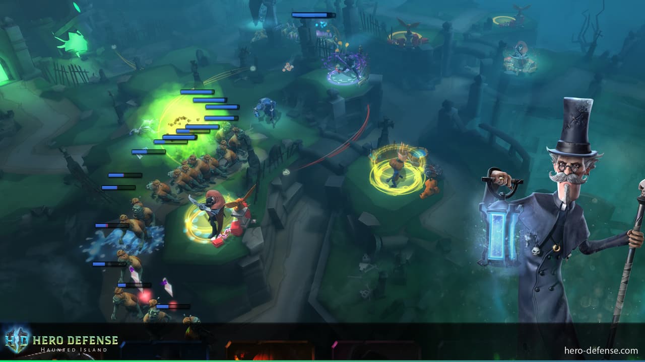 Hero Defense - Haunted Island screenshot 6