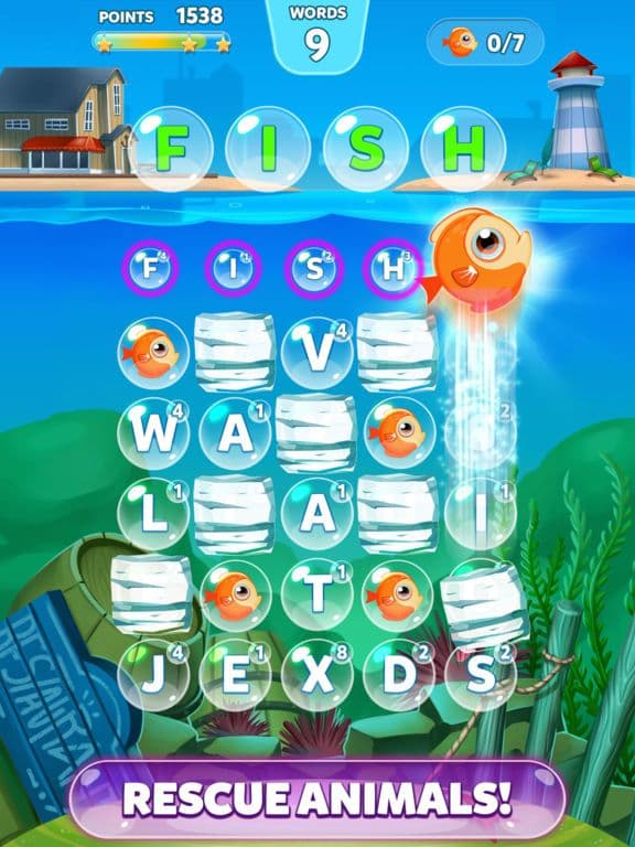 Bubble Words - Letter Splash screenshot 4
