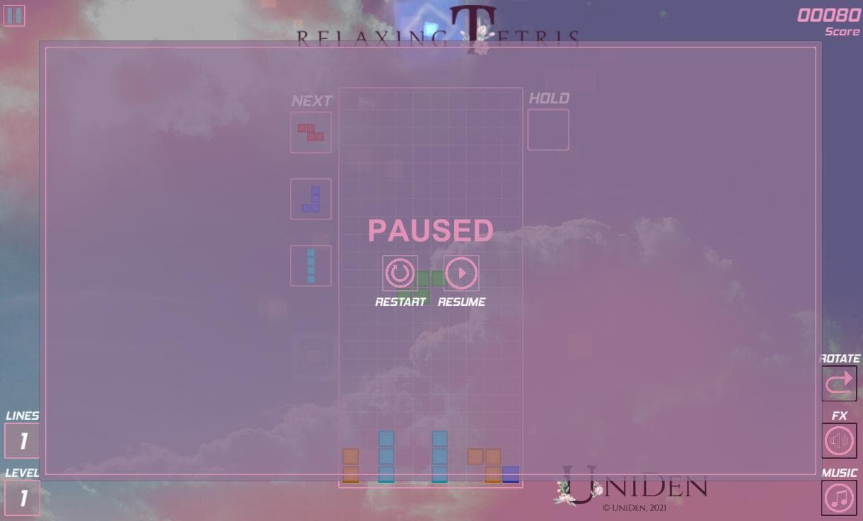 Relaxing Tetris screenshot 4