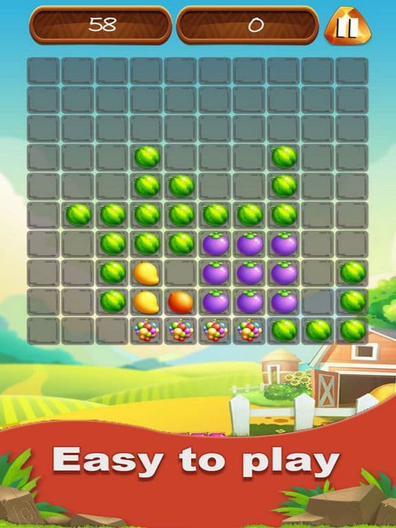 Fruit Block Fit Logic! screenshot 2