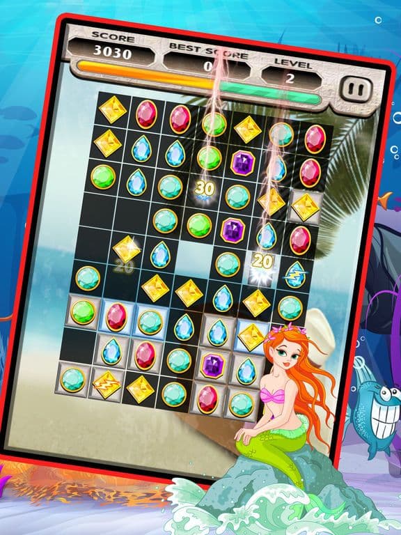 Sea Jewels Star Match 3 screenshot 5