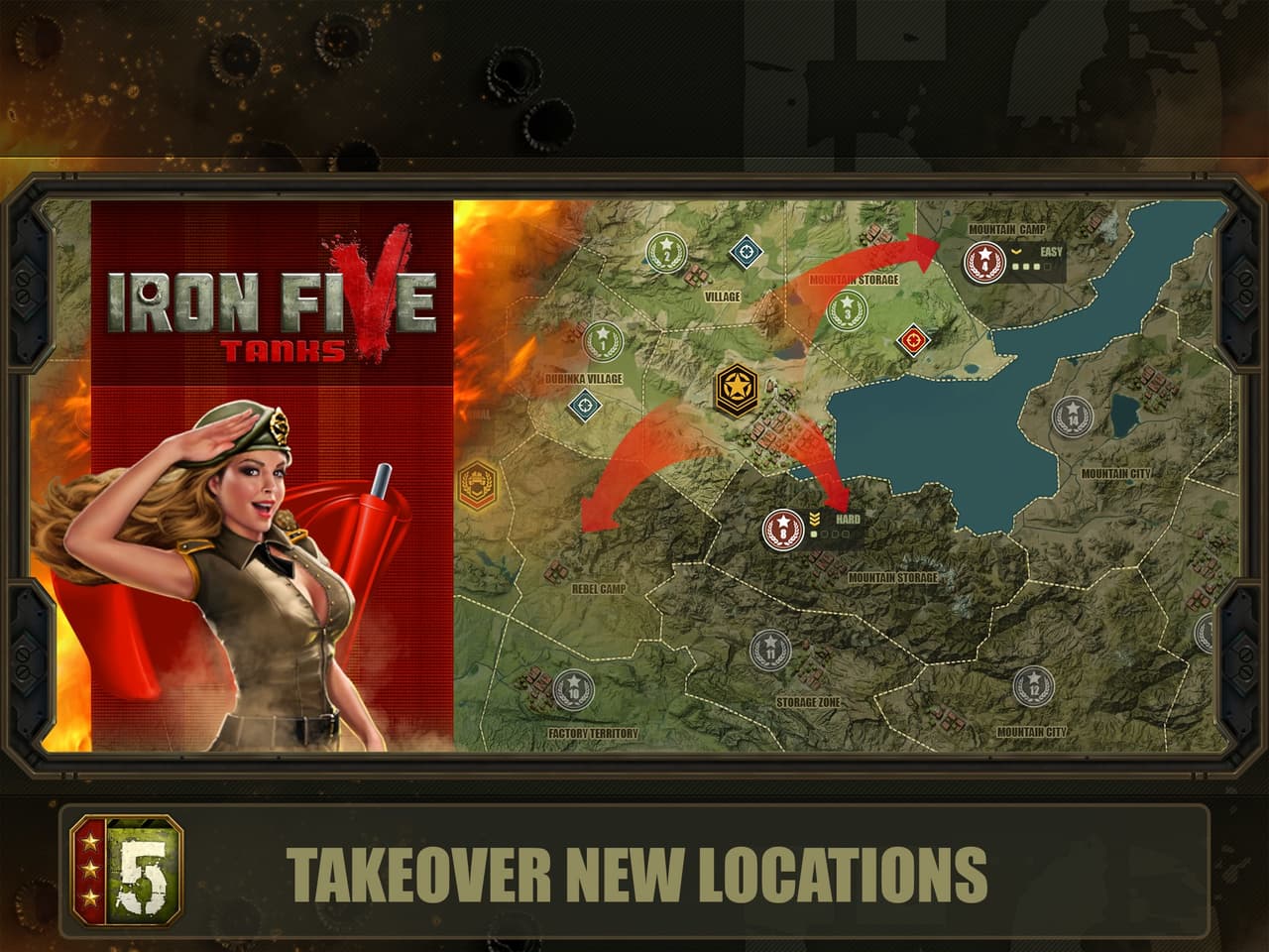 Iron 5 tanks screenshot 2