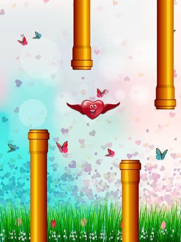 A Flying Heart Saga Play Impossible Valentines Palpitation Free Games for Lovers