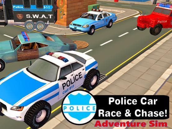Police Car Race Chase Sim 911