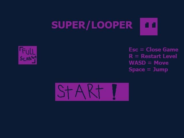 SUPER/LOOPER (B&W Game Jam)
