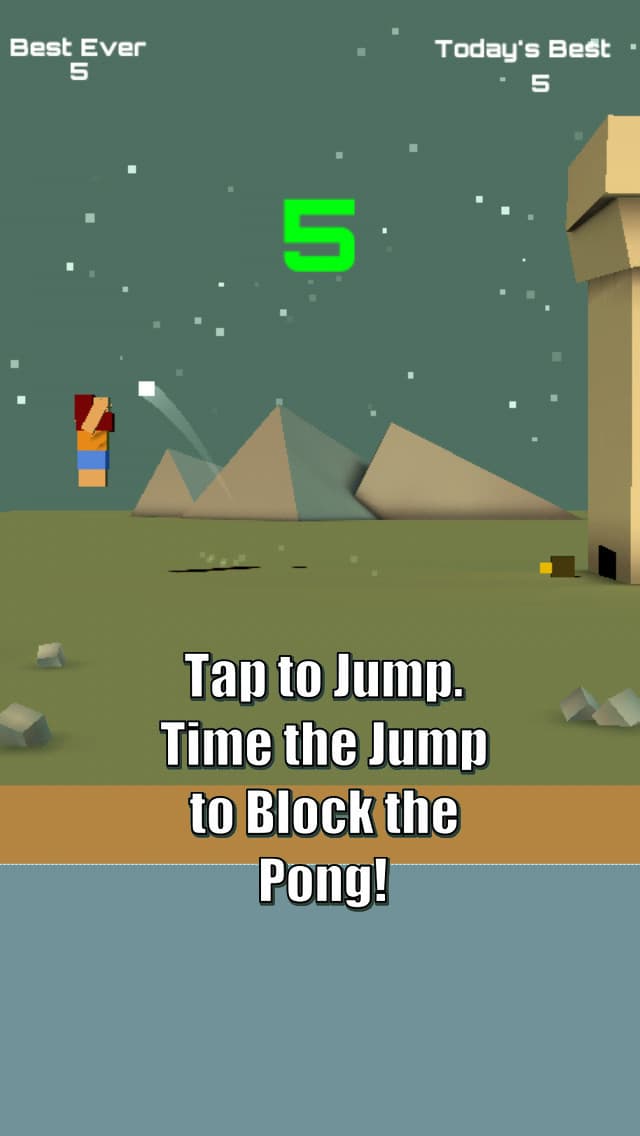 Caveman Pong screenshot 3