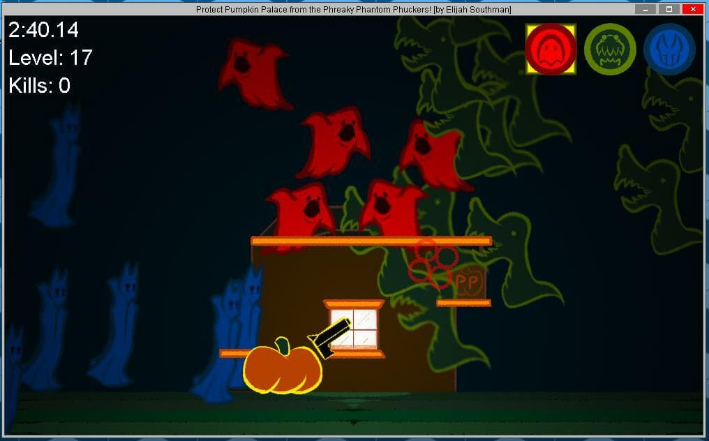 Protect Pumpkin Palace from the Phreaky Phantom Phuckers! screenshot 4