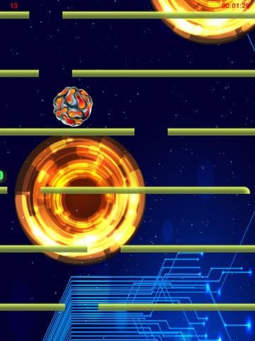 A Super Ball Fall-Down Puzzle New Skill for Free screenshot 2