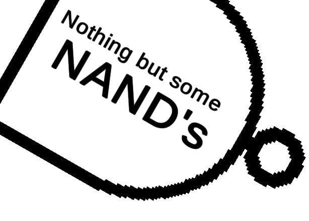 Nothing but some NANDs