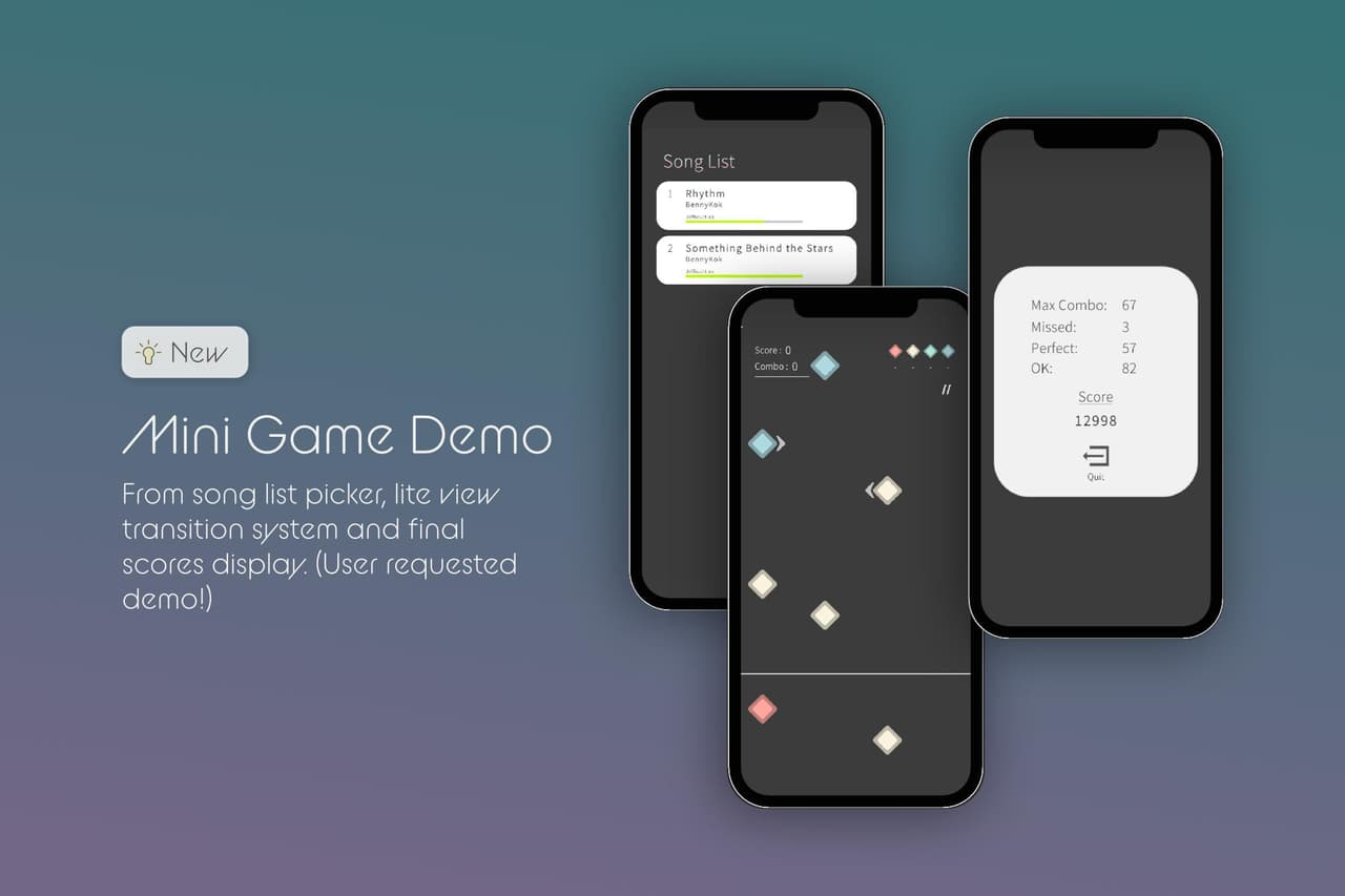 Rhythm Game Starter [Unity Asset] screenshot 3