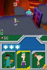 Phineas and Ferb: Across the 2nd Dimension (DS) screenshot 2
