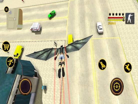 Flying Falcon hero Simulator screenshot 2