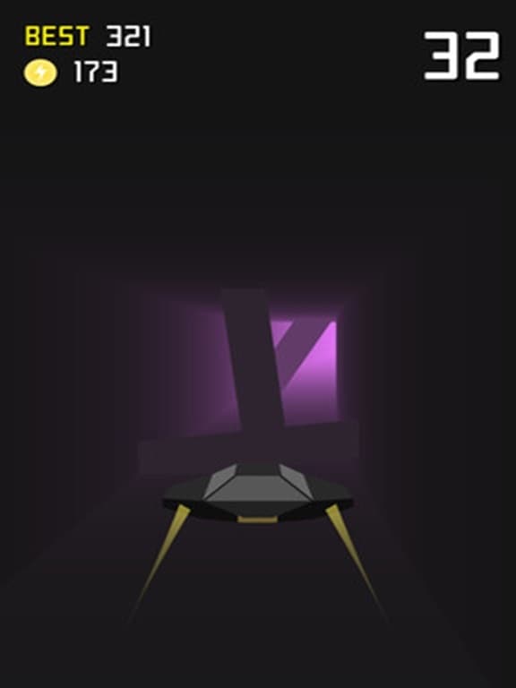 Retro Hyper Run 3D Flight Game screenshot 3