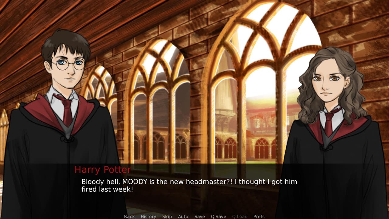 Harry Potter and the NLP Generated Visual Novel screenshot 5