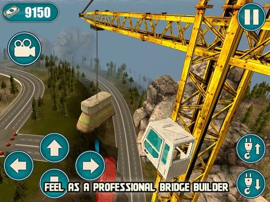 Bridge Builder - Crane Driving Simulator 3D screenshot 2