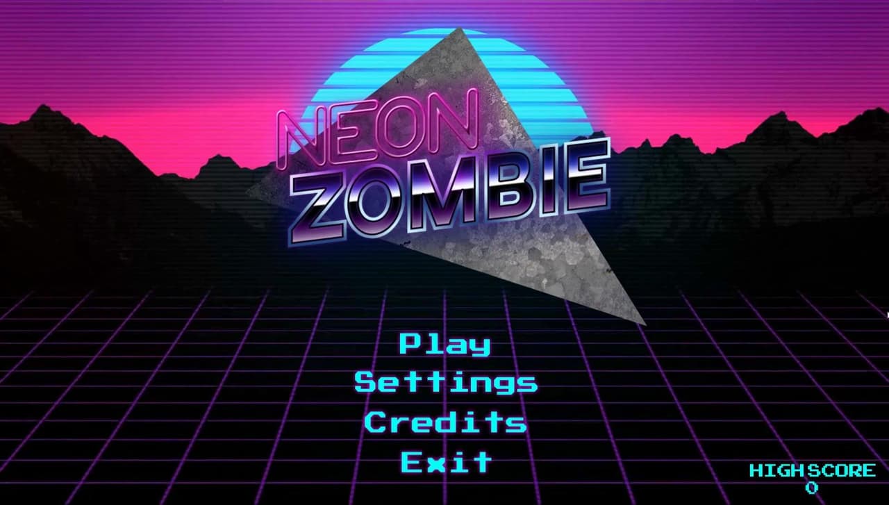 Neon Zombie screenshot 2