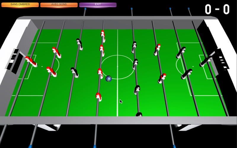 Table Soccer Foosball 3D screenshot 4