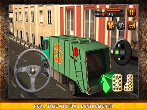 Dump Garbage Truck Simulator – Drive your real dumping machine & clean up the mess from giant city screenshot 3