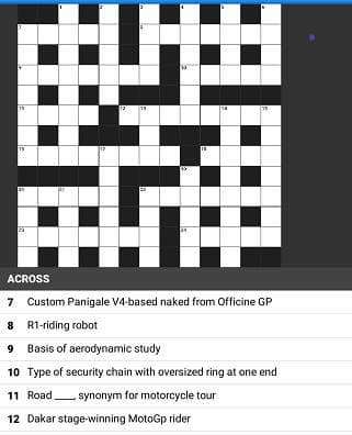MotoCrosswords