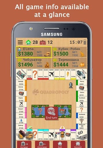 Quadropoly - Best AI Property Trading Board Game screenshot 4