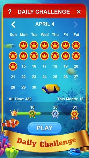 Solitaire - Fish screenshot 3