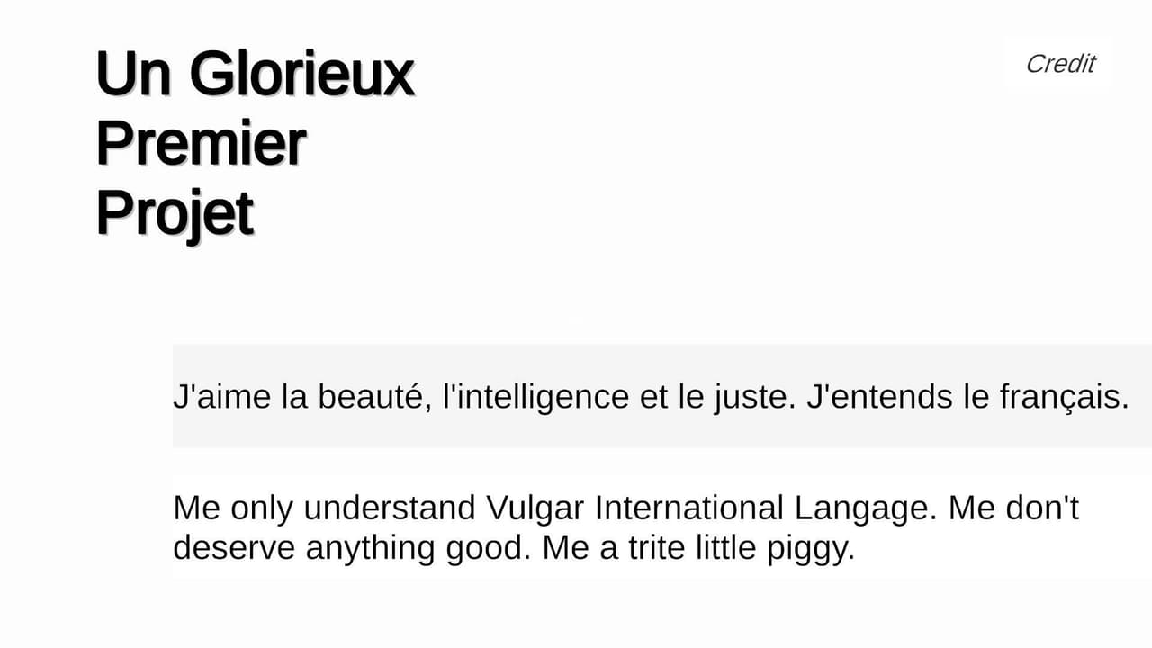 Un Glorieux Premier Projet screenshot 2