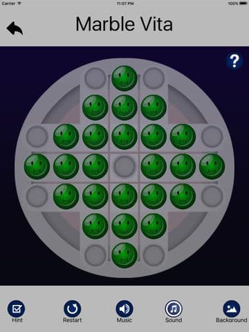 Marble Vita Free - Play With Peg Solitaire screenshot 3