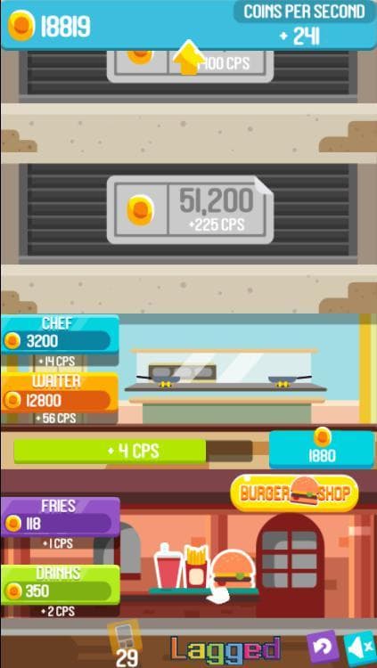 Burger Shop tycoon - clicker idle screenshot 2