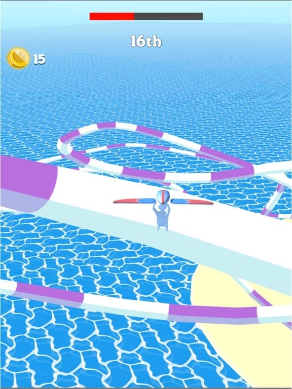 aqua park slide - run race 3D screenshot 4