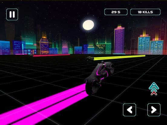 Neon Race - Light Bike Race screenshot 3