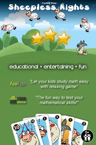 Sheepless Nights (Math cardgame) screenshot 2