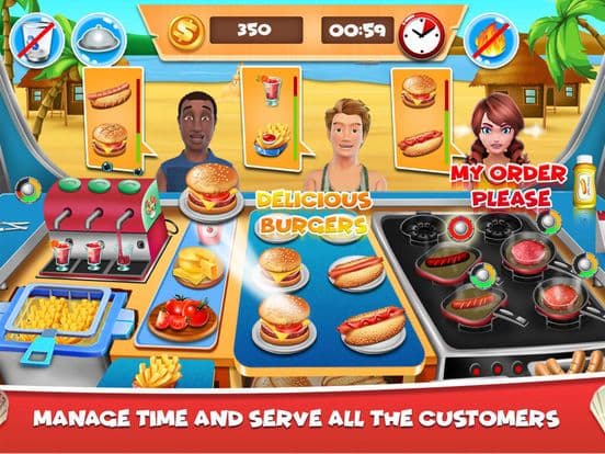 Beach Food Truck -Cooking Game screenshot 2
