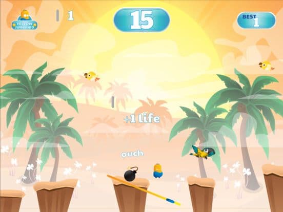 King the Yellow Jumpy Kid - Jump from Land to Land screenshot 2