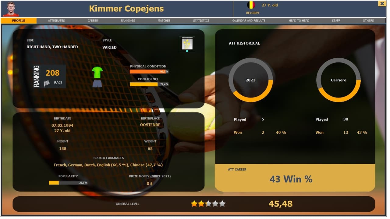 Absolute Tennis Manager screenshot 6