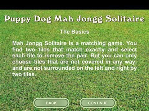 Puppy Dog Mah Jongg Solitaire screenshot 5