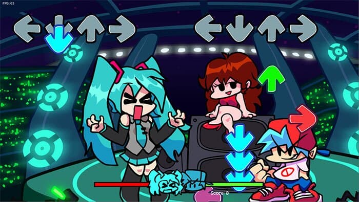 Friday Night Funkin + Hatsune Miku [Full Week]