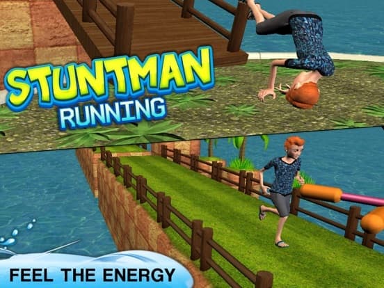 Legendary Stuntman Run: 3D Kid Running Game screenshot 3