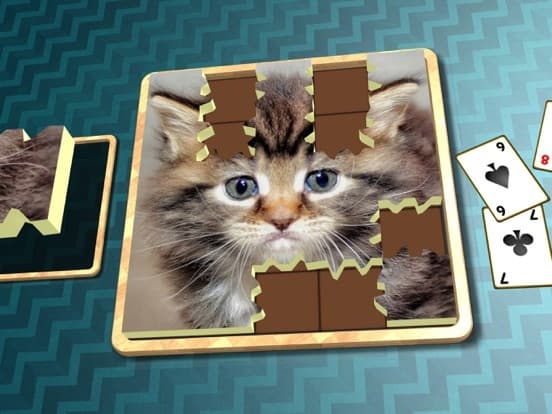 Jigsaw Solitaire Kitties screenshot 4