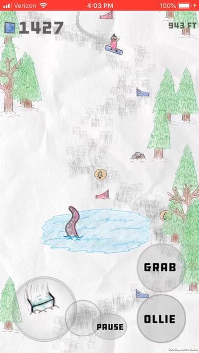 Sketchy Snowboarding screenshot 3
