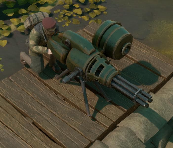Fallout Minigun for Collie Tripod MG