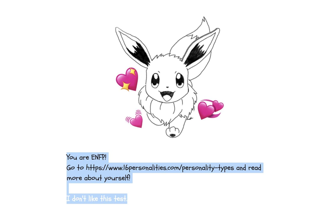 Pokemon MBTI Generator