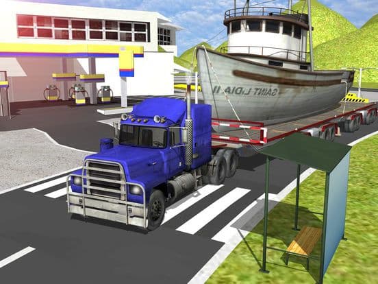 Euro Truck Real Cargo Parking screenshot 4