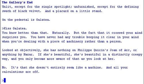 Galatea screenshot 2