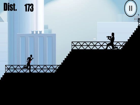 Agent Run And Dash In Vector City 2 - Best vector game for iPhone