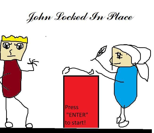 John Locked In Place