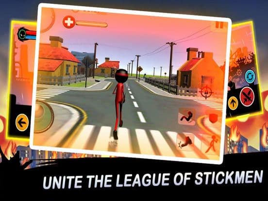 Stickman Fight Street City screenshot 2