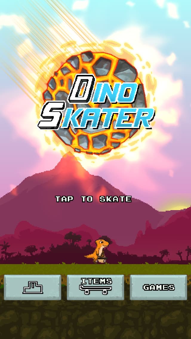 Dino Skater screenshot 2