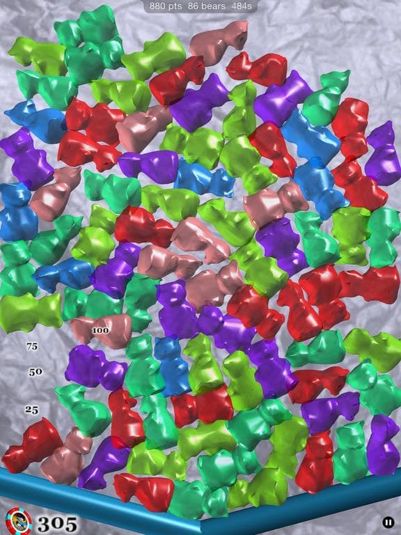 99 Gummy Bears HD, Squishy Match 3 screenshot 3