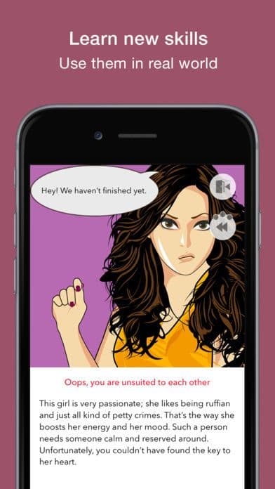 Damn Girl: relationship quest game